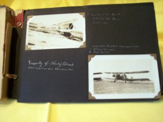 Album Vintage Cleveland Air Race Airplane Photos 1920 into 1930’s 2