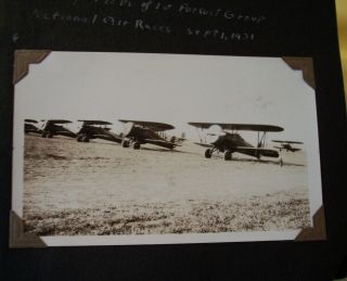 Album Vintage Cleveland Air Race Airplane Photos 1920 into 1930’s 4