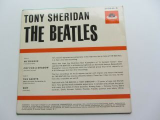 THE BEATLES 1964 U.  K.  / GERMANY MY BONNIE EP PLUS 5