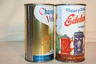 Champagne Velvet & Edelweiss Beer 12 oz flat tops - Chicago,  Illinois 3