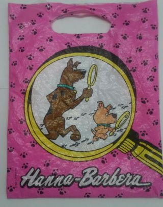 Vintage 1990 Scooby Doo Gift Bag Hanna - Barbera