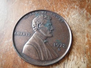 Las Vegas Oversized “i Lost My Ass” Copper Penny Medal Coin Approx 3” Diameter