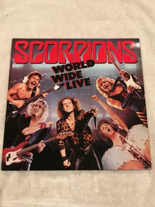 Scorpions - World Wide Live 1985 Mercury 422 - 824 344 W/inners 2lp