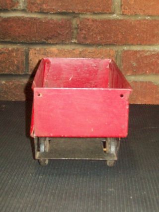 Vintage Wyandotte Toys Pressed Steel Dump Truck Blue Red Black 5