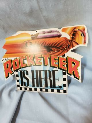 Disney The Rocketeer Hanging Mobile Two Sided Sign By Glimmer Graphics 17 " X 12 "
