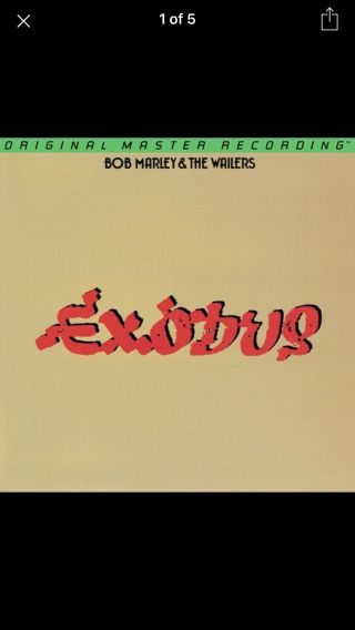 Mobile Fidelity Sound Labs Bob Marley And The Wailers.  Exodus.
