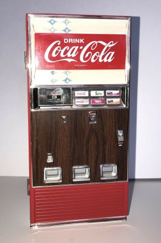 Vintage 1996 Drink Coca - Cola Mini Vending Machine - Lights Up And Plays Music
