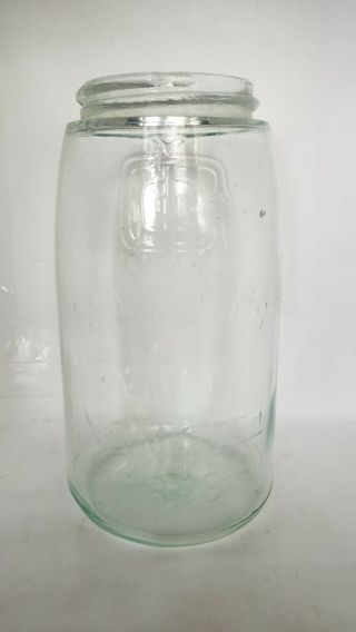 Vintage Rare Illinois Glass Co.  Mason 