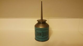 Antique John Deere Blue Oil Can