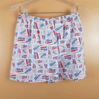 Vintage Diet Pepsi Boxer Shorts 1990s Advertising Novelty Print