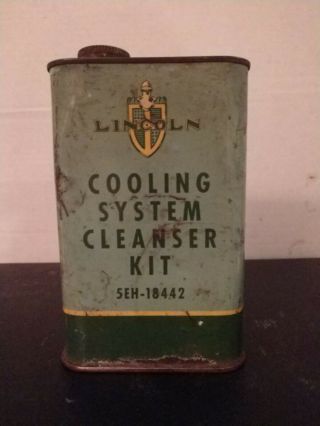 Lincoln Mercury Cooling System Cleanser Kit Can 5eh - 18442 Vintage Gas & Oil Ford
