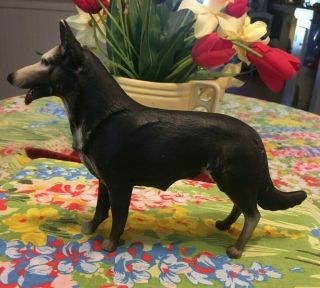 Vintage Breyer German Shepherd Dog - Very Dark