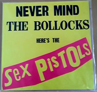 Sex Pistols Never Mind The Bollocks German Mis - Spelling Issue Vinyl