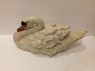 Ceramic Swan Old