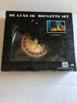 De Luxe 16” Roulette Set Open Box
