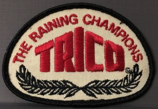 Trico The Raining Champions Embroidered Sew On Uniform Patch Windshield Wipers