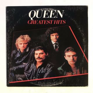 Queen Greatest Hits Vinyl Lp Orig 1981 Us Elektra Bohemian Rhapsody W Inner Vg,
