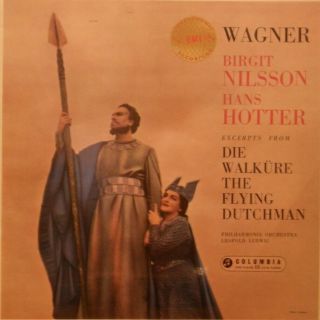 Ultra Rare Org Uk Stereo Lp Birgit Nilsson Hans Hotter Wagner Columbia Sax 2296