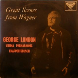 Ultra Rare Org Uk Stereo Lp George London Knappertsbusch Wagner Decca Sxl2068