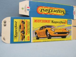 Matchbox Superfast 33A Lamborghini Mura “G Box” Unfolded C10 3
