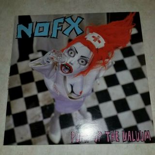 Nofx - Pump Up The Valuum - Blue Marbled Vinyl Lp Rare (2000) 1st Ed.