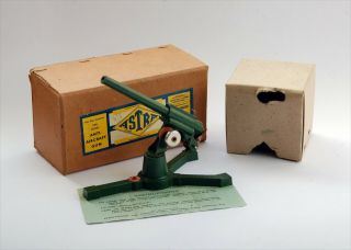 Vintage Astra Anti - Aircraft Gun No.  5 From 1940s Boxed / Instructions.  Packing.
