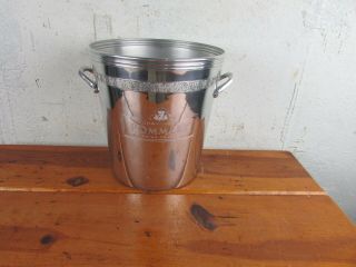 Pommery Champagne Bucket French Aluminum Cooler - Reims France