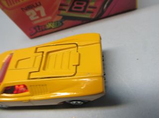 Matchbox Superfast 27B Lamborghini Countach Yellow / Red Windows/ Silver Int 4