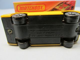 Matchbox Superfast 27B Lamborghini Countach Yellow / Red Windows/ Silver Int 5