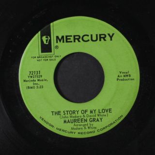 Maureen Gray & Group: The Story Of My Love / Summertime Is Near 45 (dj,  Tight C