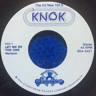 HORIZON - Let Me Be The One | RARE Texas modern soul boogie 45 w/ pic sleeve 2