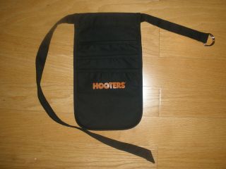 Authentic Hooters Uniform Black Money Pouch Halloween Very Rare Find
