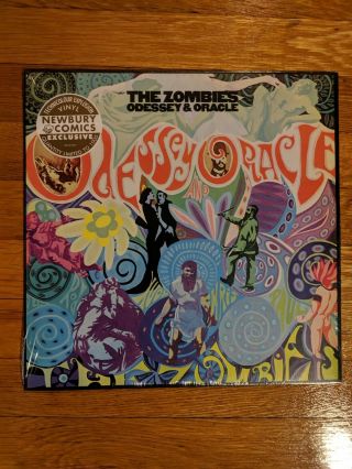 The Zombies Odessey And Oracle Lp Technicolor Explosion Colored Newbury Vinyl