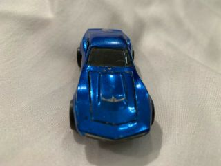 Vintage 1968 Hot Wheels Custom Corvette Redline Blue,  pin 6