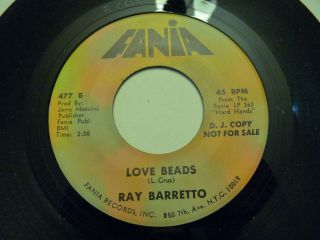 Dj Promo Ray Barretto Hard Hands/love Beads 45 Fania Records 477