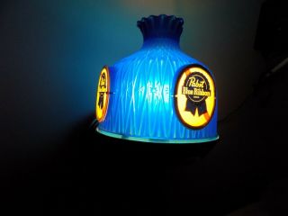 Vintage Pabst Beer Lighted Bar Wall Lamp Advertising Sign Hot Rat Rod Man Cave