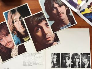 The Beatles - White Album - white vinyl - SEBX - 11841 - with poster and pictures 2