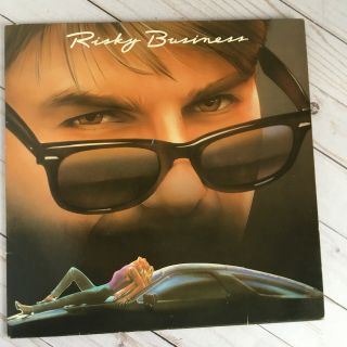 Risky Business Movie Soundtrack Vtg Vinyl Record Tom Cruise Virgin Records 1984