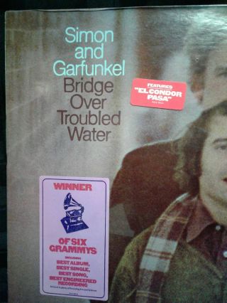 Simon and Garfunkel Bridge Over Troubled Water Album w/labels - Columbia 6