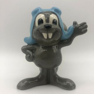 Vintage Rocky The Flying Squirrel Ceramic Figure Jay Ward Rocky And Bullwinkle