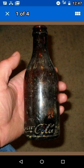 Antique/Vintage Coca Cola staight side bottle Huntsville,  Ala. 3