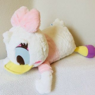 Disney Daisy Duck Giga Jumbo Lying Down Plush Pastel 57 Cm X 33 Cm Toreba Japan