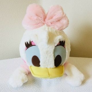 Disney Daisy Duck Giga Jumbo Lying Down Plush Pastel 57 cm x 33 cm Toreba Japan 2