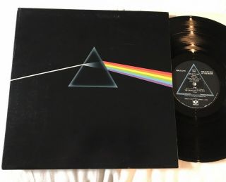 Pink Floyd - Dark Side Of The Moon - Us Harvest Lp W/posters & Stickers