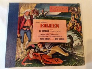 78 Rpm Victor Herbert’s Eileen 4 Record Rca Victor K2 Album Al Goodman