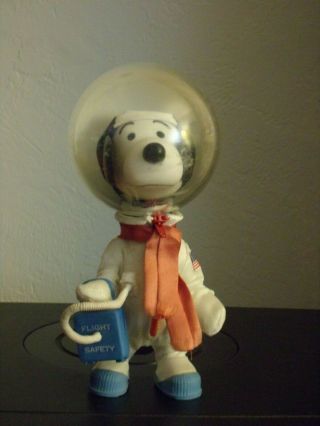 Vintage 1969 7 " Snoopy Apollo Usa Astronaut Doll
