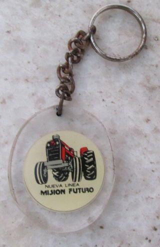 Vintage Massey Ferguson Acrylic Keychain Mision Futuro " Future Mision "