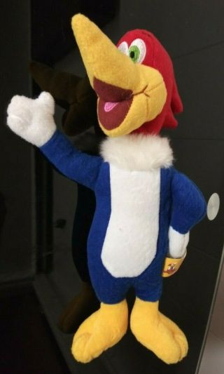 With Sound Woody Woodpecker Stuffed Animal Embroidered Eyes Toy Doll 11.  5 "