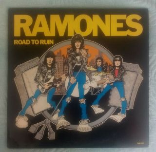 Ramones ‎– Road To Ruin (vinyl,  Lp,  Us,  1978,  Srk 6063,  First Edition. ) Vg,