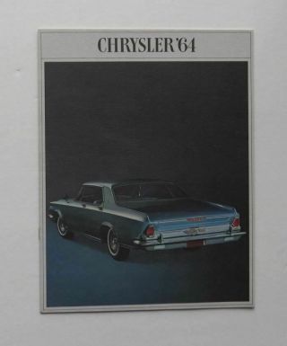 1964 Chrysler Brochure Yorker 300 Vintage